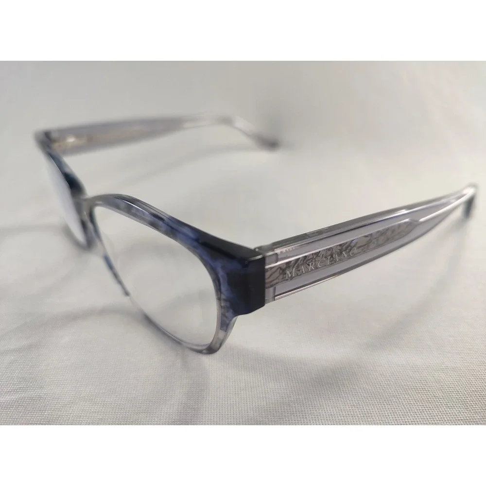 Marciano GM0340 055 Blue Grey Marbled Eyeglasses Frames Women‎ 53-16-140